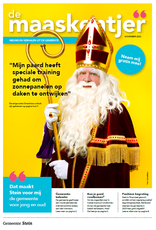 Maaskentjer Sinterklaas november 2022