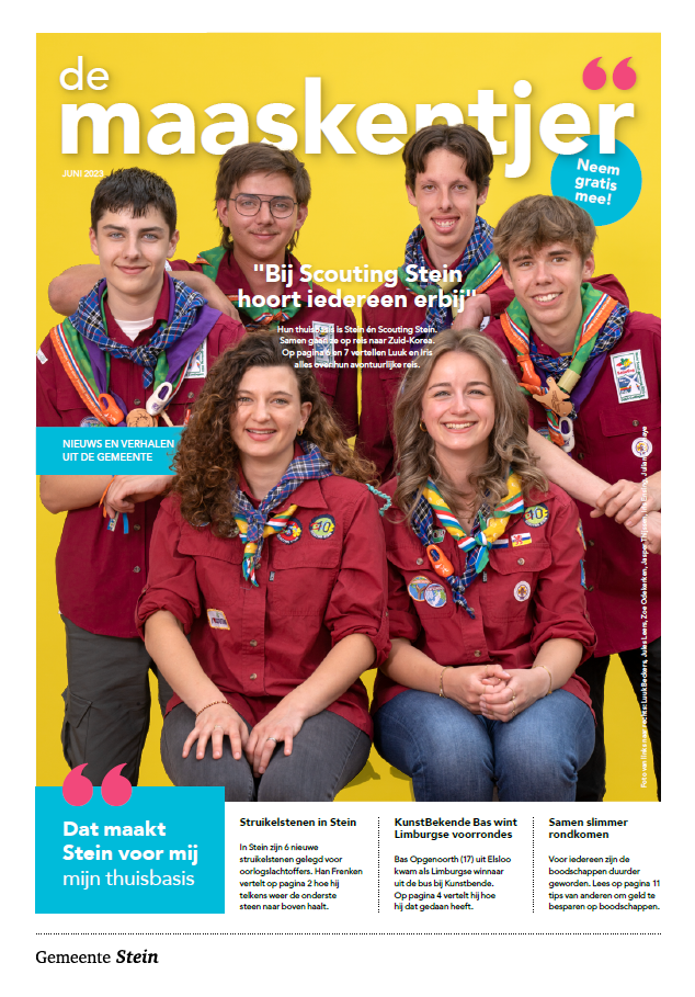 Afbeelding maaskentjer Scouting Stein