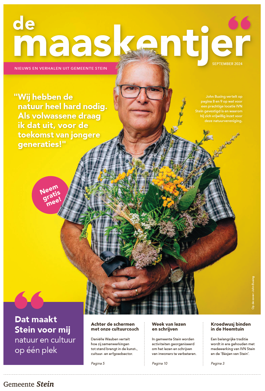 Maaskentjer cover John Busing sept 2024