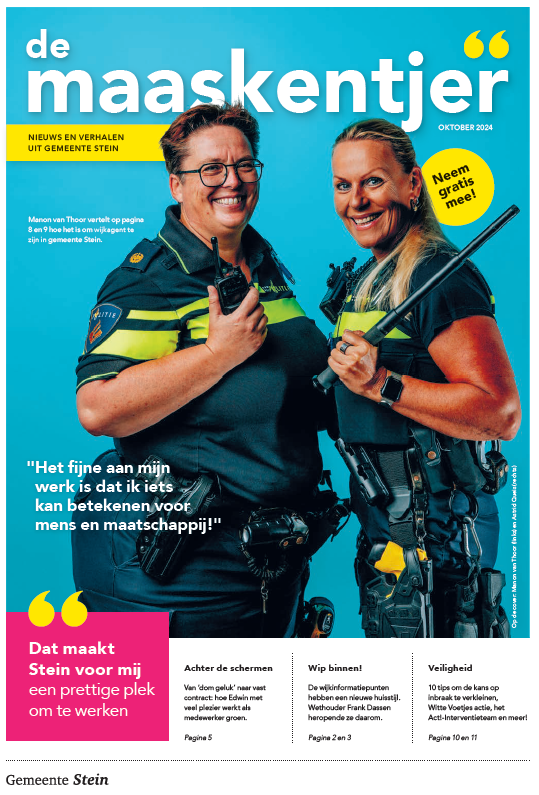 De Maaskentjer cover okt 2024 Manon van Thoor