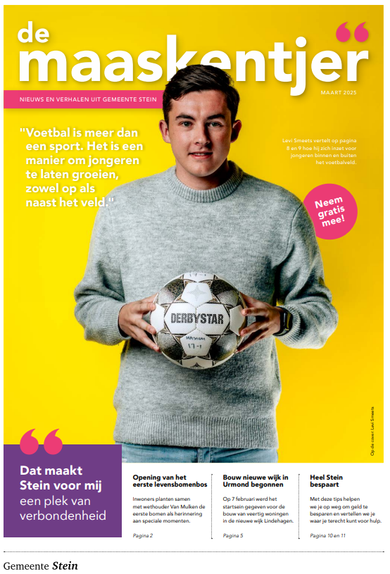 Maaskentjer cover Levi Smeets maart 2025