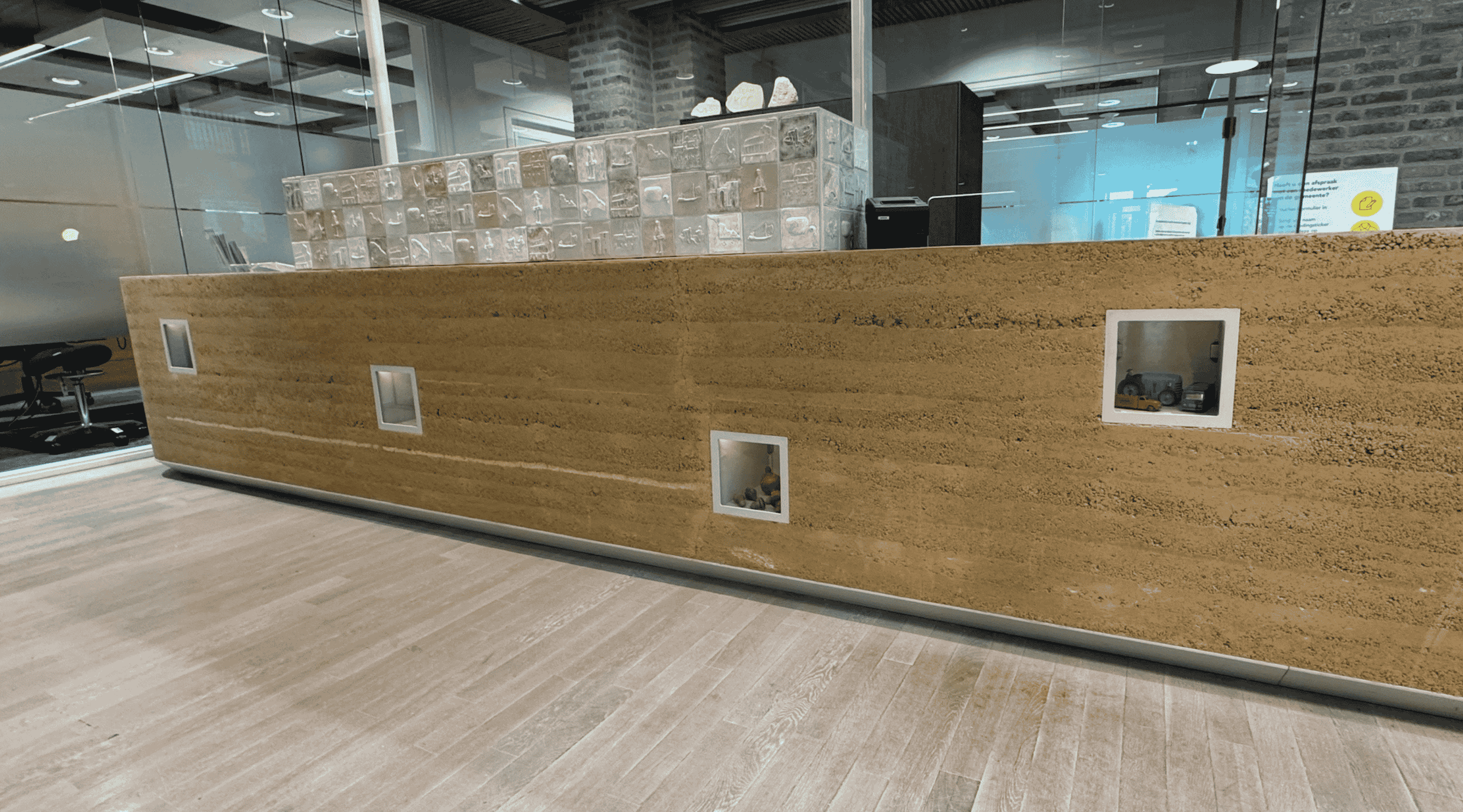Afbeelding tentoonstelling balie